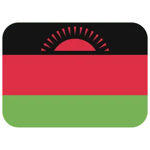 Malawi Flag Graphic PNG Image