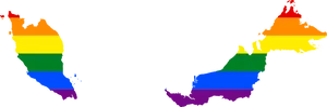 Malaysia Map Color Coded Regions PNG Image