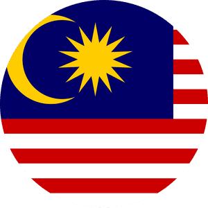 Malaysian Flag Graphic PNG image with transparent background