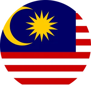 Malaysian Flag Graphic PNG Image