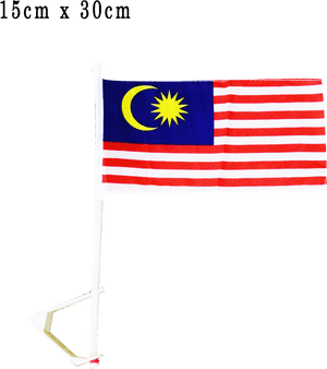 Malaysian Flagon Pole15x30cm PNG image with transparent background