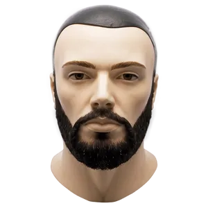 Male Mannequin Head With Beard Png Vtc88 PNG Image