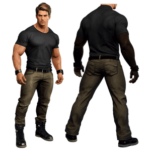 Male Model Outfit PNG 06112024 PNG