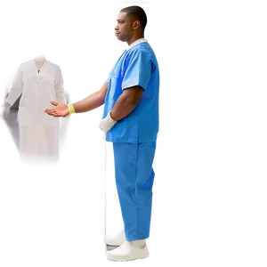 Male Nurse C PNG Image