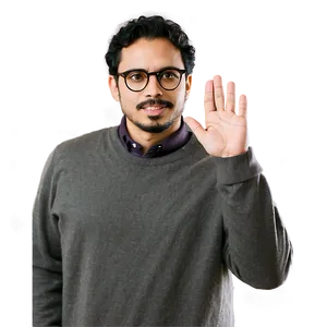 Male Teacher With Glasses Png 90 PNG Image