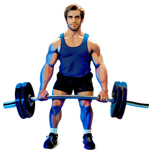 Male Weightlifter Icon PNG 90 PNG image with transparent background