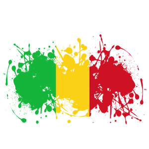 Mali_ Flag_ Paint_ Splatter PNG Image