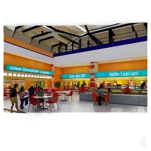 Mall Food Court Png Kaf PNG Image