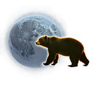 Mama Bear And Moonlight Png Mtw PNG Image