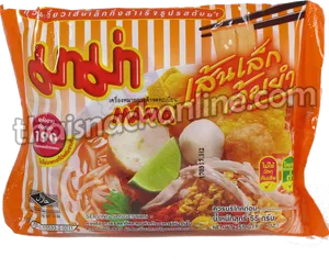 Mama Instant Noodles Package Thailand PNG Image