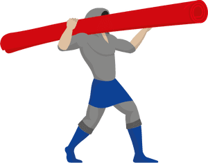 Carpet Man - Carpet Cartoon Man, HD Png Download PNG image with transparent background