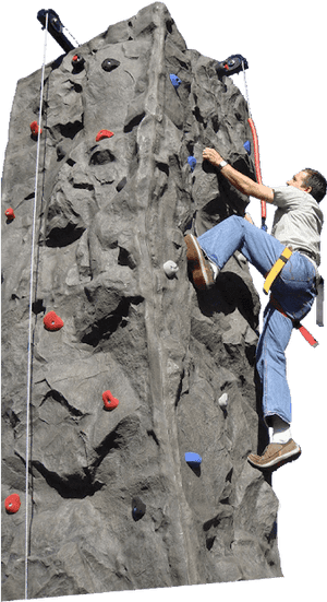 Rock Climbing Wall Png, Transparent Png PNG with transparent background