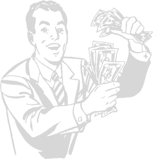 Man Holding Winning Lottery Tickets PNG image with transparent background