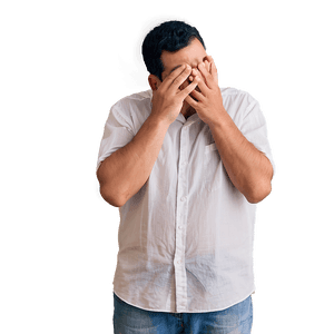 Man in Emotional Pain PNG qsu7 PNG with transparent background