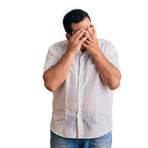 Man In Emotional Pain Png Qsu7 PNG Image