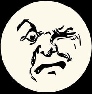 Man In The Moon_ Illustration PNG image with transparent background