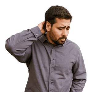 Man Overwhelmed by Sadness PNG lke31 PNG with transparent background