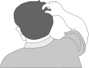 Head, Human, Person, Man, Scratch, Question - Scratching Head Clipart, HD Png Download PNG with transparent background