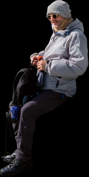 Elderly Woman Sitting Png, Transparent Png PNG image with transparent background