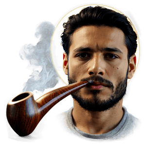 Man Smoking Pipe PNG euy PNG image with transparent background
