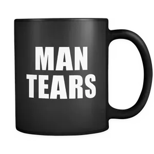 Man Tears Mug Image PNG Image