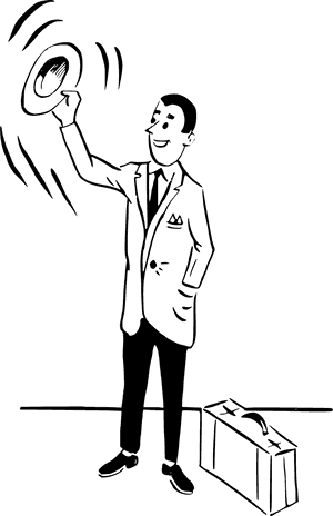 Dog Waving Goodbye Clipart Image Black And White Library - Waving Goodbye Clipart Black And White, HD Png Download PNG image with transparent background