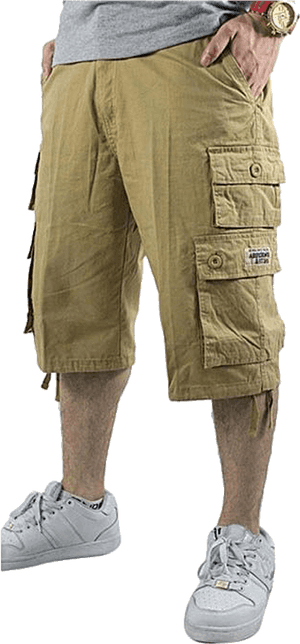 Mens Cargo Shorts 18 Inseam, HD Png Download PNG with transparent background