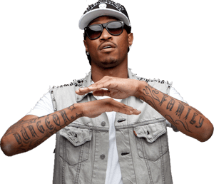 Man With Sunglasses And Tattoos PNG image with transparent background
