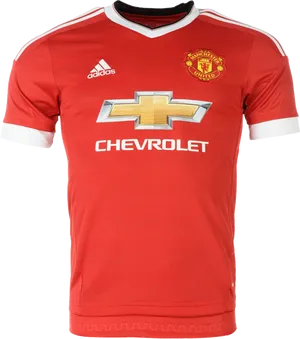 Manchester United Adidas Home Jersey PNG Image