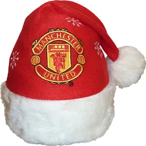 Manchester United Christmas Hat PNG Image