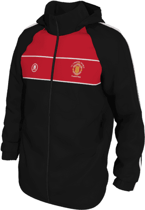Manchester United Supporters Longford Elite Rain Jacket'- Hoodie, HD Png Download PNG image with transparent background