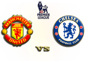 Manchester Unitedvs Chelsea Premier League Matchup PNG image with transparent background