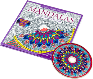 Color With Music Mandalas Adult Coloring Book - Mandalas Adult Coloring Book, HD Png Download PNG with transparent background