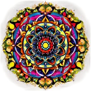 Mandala Tapestry Png Qcf94 PNG Image