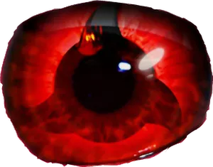 Mangekyou Sharingan Close Up PNG Image