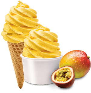 Passion Fruit Frozen Yogurt, HD Png Download PNG