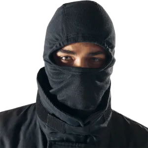 Manin Black Balaclava PNG Image