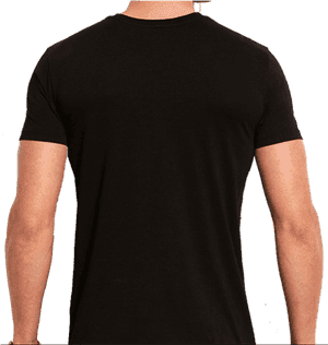 Batman Mask Black Tshirt - Black Shirt Mockup Free, HD Png Download PNG