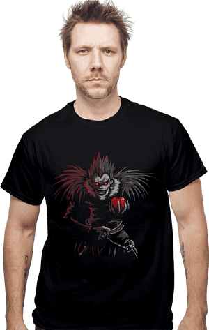 Manin Black Tshirtwith Graphic Design PNG image with transparent background