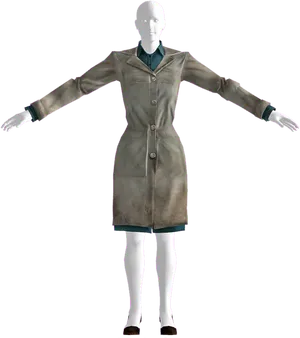 Mannequinin Lab Coat PNG Image