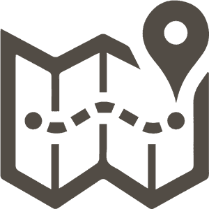 Map Navigation Icon PNG image with transparent background
