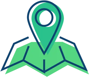 Map Pin Iconon Map Background PNG Image