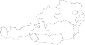 Map,area,line Art - Empty Map Of Austria, HD Png Download PNG image with transparent background