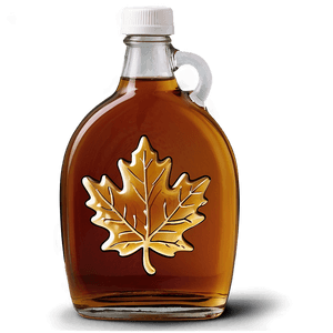Maple Syrup Leaf Bottle PNG 06212024 PNG