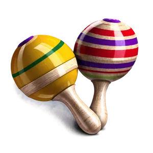 Maraca Illustration Png Vfc13 PNG Image