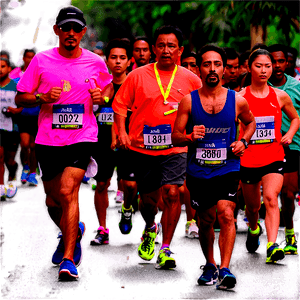 Marathon Run PNG tns95 PNG