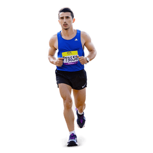 Marathon Runner PNG 64 PNG image with transparent background