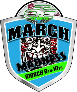 March Madness Sports Event Logo PNG Image