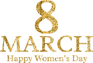 March Png , Png Download - 8 March Gold Png, Transparent Png PNG image with transparent background
