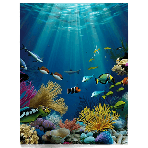 Marine Ecosystem Illustration PNG 05242024 PNG image with transparent background